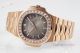 Swiss Replica Rose Gold Patek Philippe Nautilus Diamond Watches With Gray Dial (4)_th.jpg